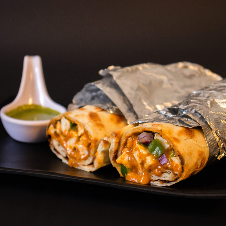 Matar Paneer Burrito