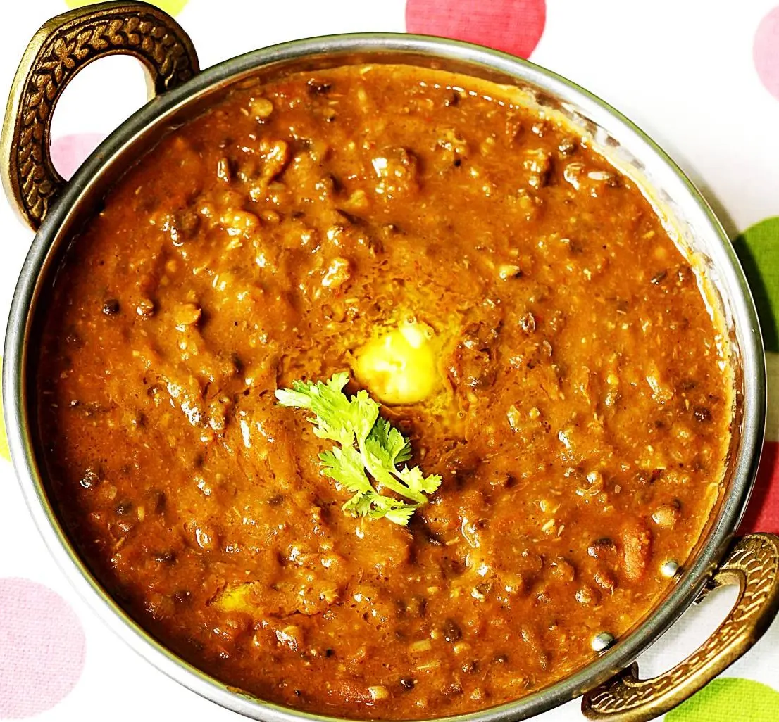 Dal Makhani - creamy slow-cooked black lentils