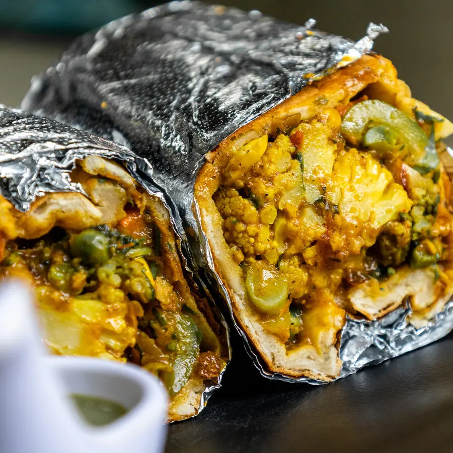 Aloo Gobi Burrito