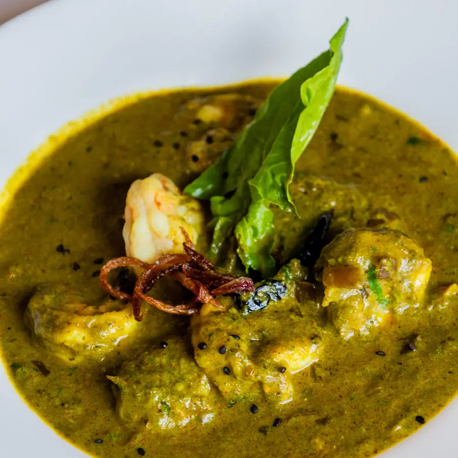 Shrimp Saag Combo