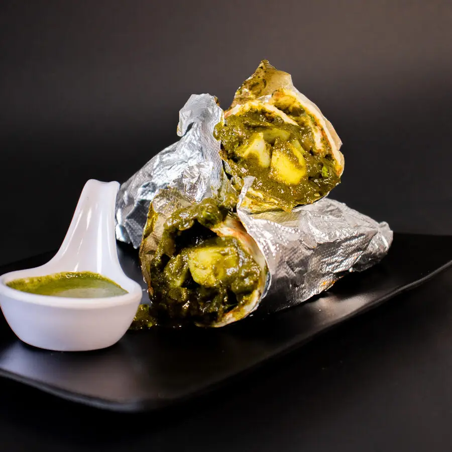 Aloo Saag Burrito